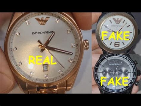 armani real or fake|how to verify Armani watch.